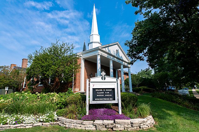 Edificio de la iglesia en Glen Ellyn